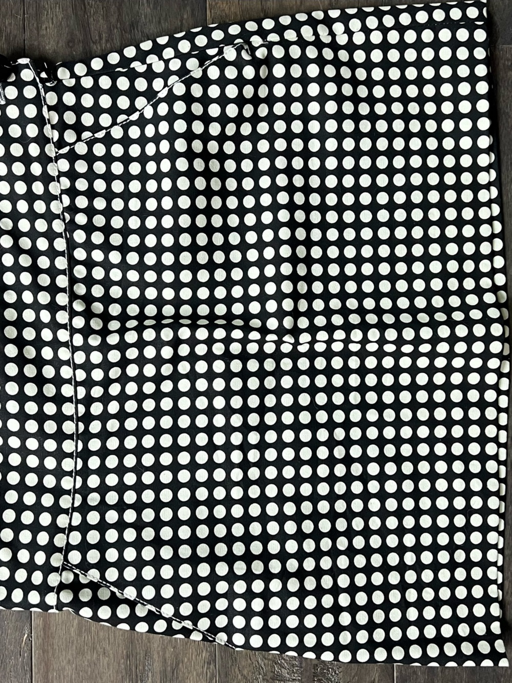 Zara Black & White Polka Dot Mini Skirt